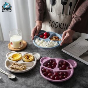 Set ăn dặm lúa mạch cho bé hình gấu 53 set an dam lua mach hinh gau 10