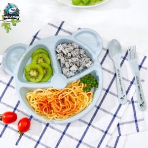Set ăn dặm lúa mạch cho bé hình gấu 54 set an dam lua mach hinh gau 6