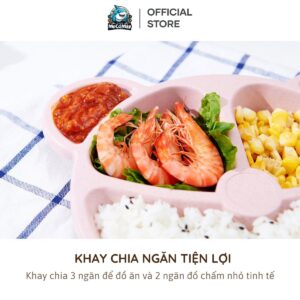 Set ăn dặm lúa mạch cho bé hình gấu 45 set an dam lua mach hinh gau 8