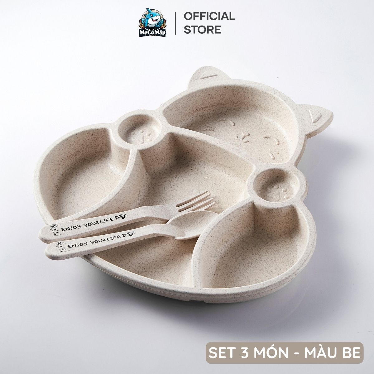 Set 3 món màu be
