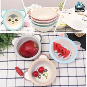 Set đồ dùng ăn dặm sợi tre cho bé 70 set an dam soi tre 19