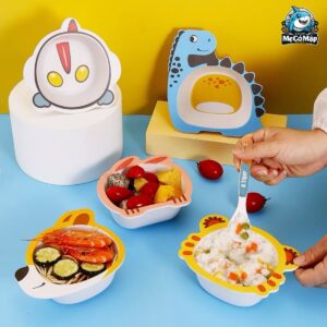 Set đồ dùng ăn dặm sợi tre cho bé 69 set an dam soi tre 20