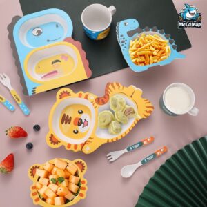 Set đồ dùng ăn dặm sợi tre cho bé 68 set an dam soi tre 21