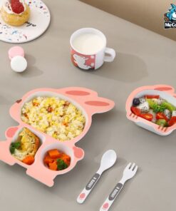 Set đồ dùng ăn dặm sợi tre cho bé 76 set an dam soi tre 23