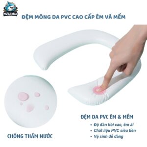 Nắp thu nhỏ bồn cầu cho bé kèm thang 30 Thang bo 2in1 2