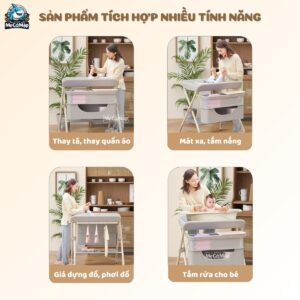 Bàn thay tã cho bé Lampa BT02 29 ban thay ta nang cap BT02 2