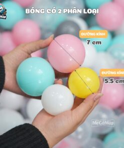 Bóng nhựa mix màu cho bé 40 bong nhua nhieu mau 11