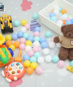 Bóng nhựa mix màu cho bé 52 bong nhua nhieu mau 14