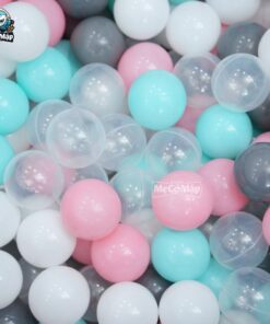 Bóng nhựa mix màu cho bé 60 bong nhua nhieu mau 17