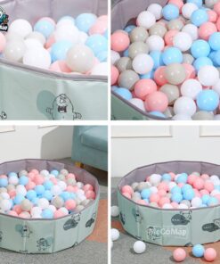 Bóng nhựa mix màu cho bé 44 bong nhua nhieu mau 9