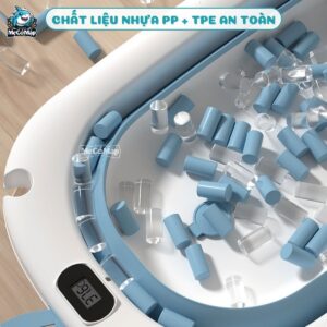 Chậu tắm cho bé gấp gọn Pakey CT01 37 chau tam cho be gap gon CT01 17