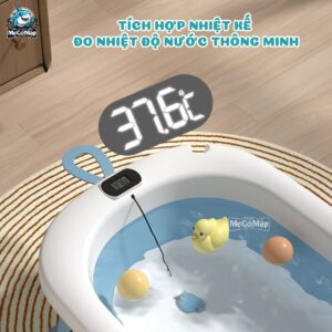 Chậu tắm cho bé gấp gọn Pakey CT01 36 chau tam cho be gap gon CT01 18