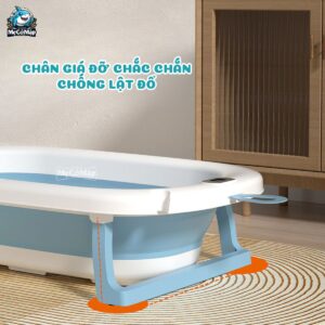 Chậu tắm cho bé gấp gọn Pakey CT01 34 chau tam cho be gap gon CT01 2