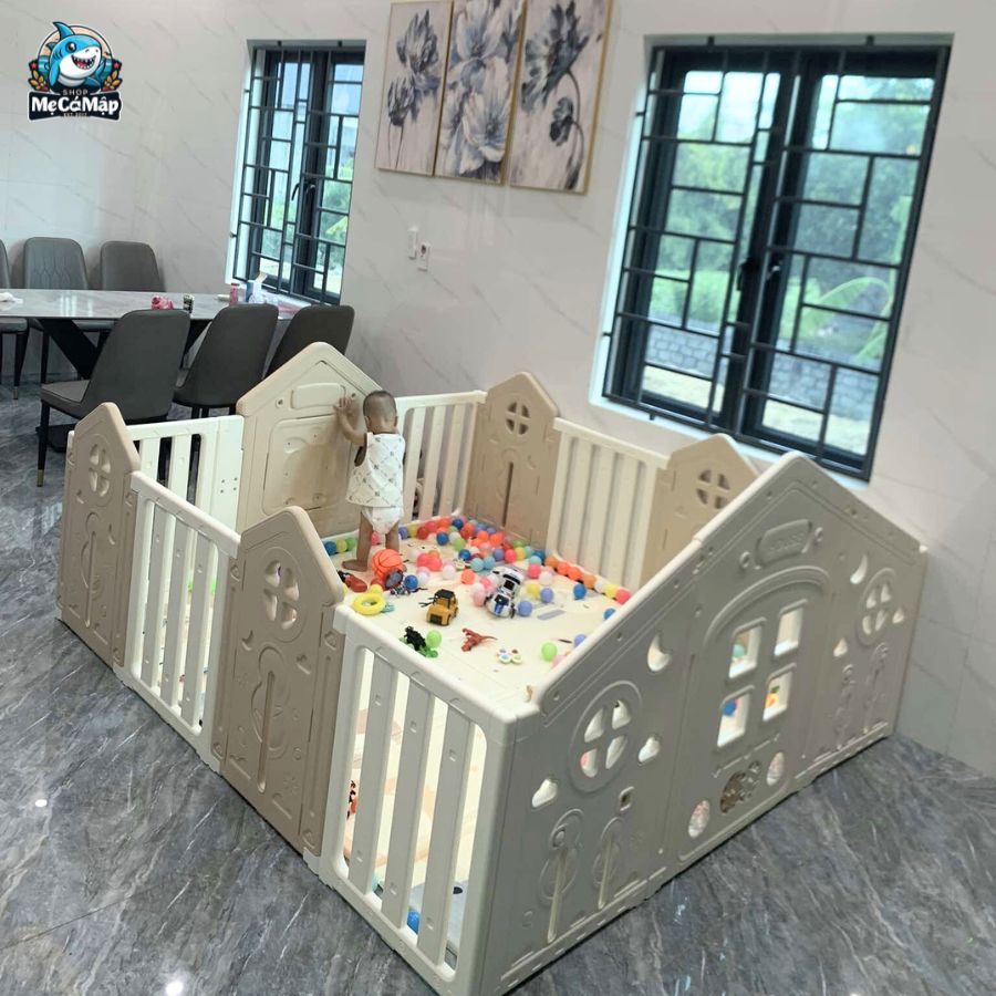 Quây cũi nhựa giúp bảo vệ an toàn cho trẻ