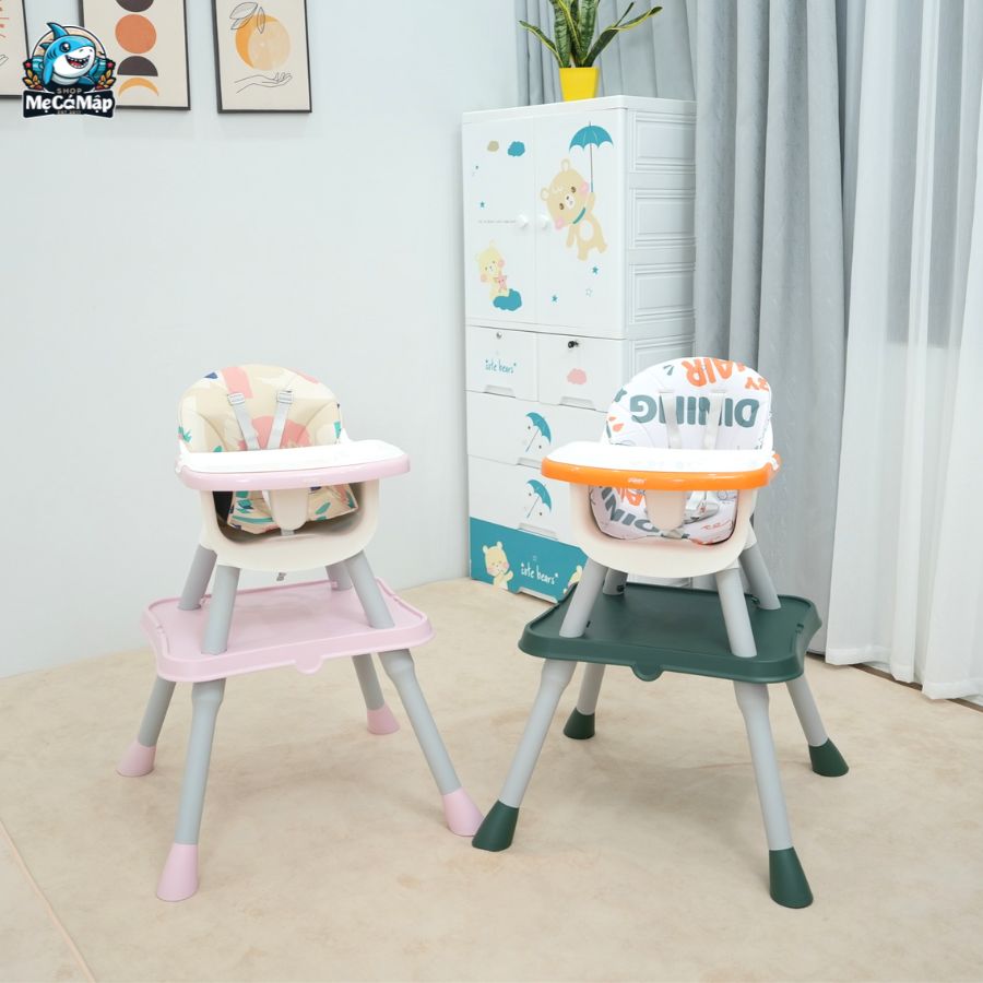 Ghế ăn dặm là loại ghế được thiết kế dành riêng cho bé từ 5 tháng tuổi trở lên