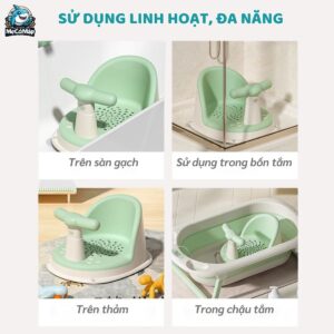 Ghế ngồi tắm cho bé đa năng Pakey 44 ghe ngoi tam cho be 7