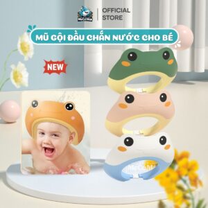 Mũ tắm chống nước cho bé 25 mu goi dau chong nuoc cho be 12