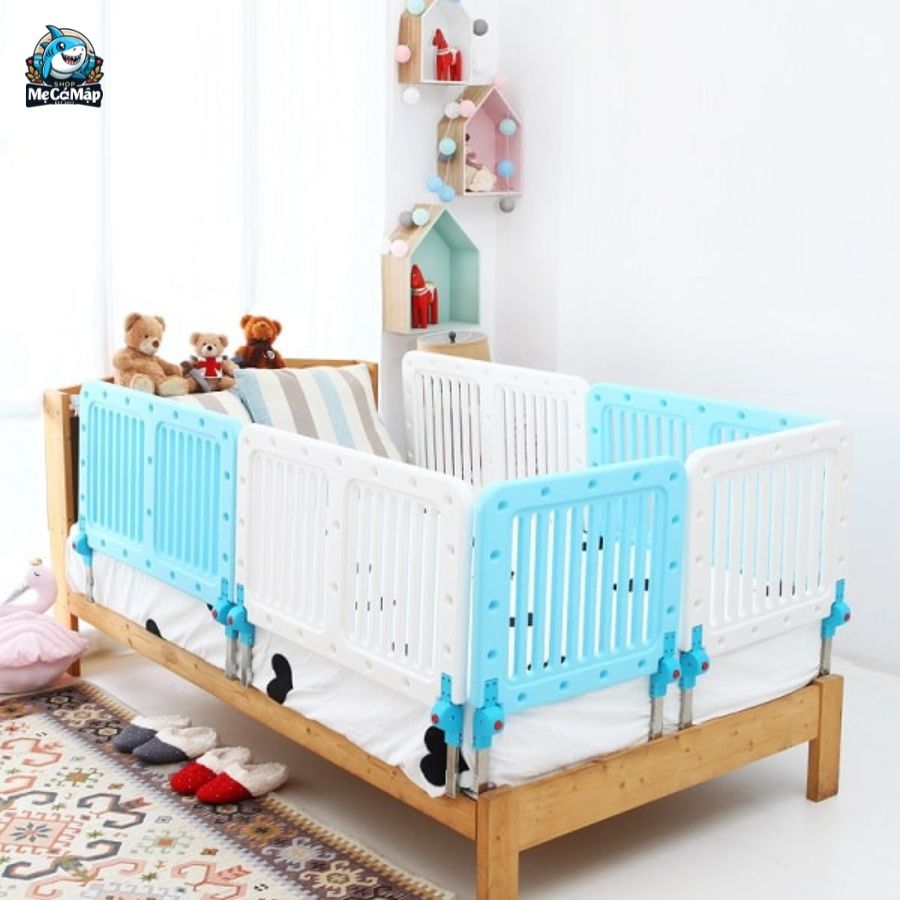 Thanh chắn giường bằng nhựa cho bé