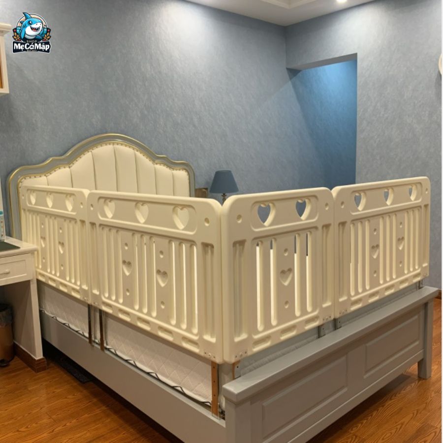 Chọn thanh chắn giường bằng nhựa nguyên sinh, nhựa PP an toàn cho sức khỏe và có độ bền cao