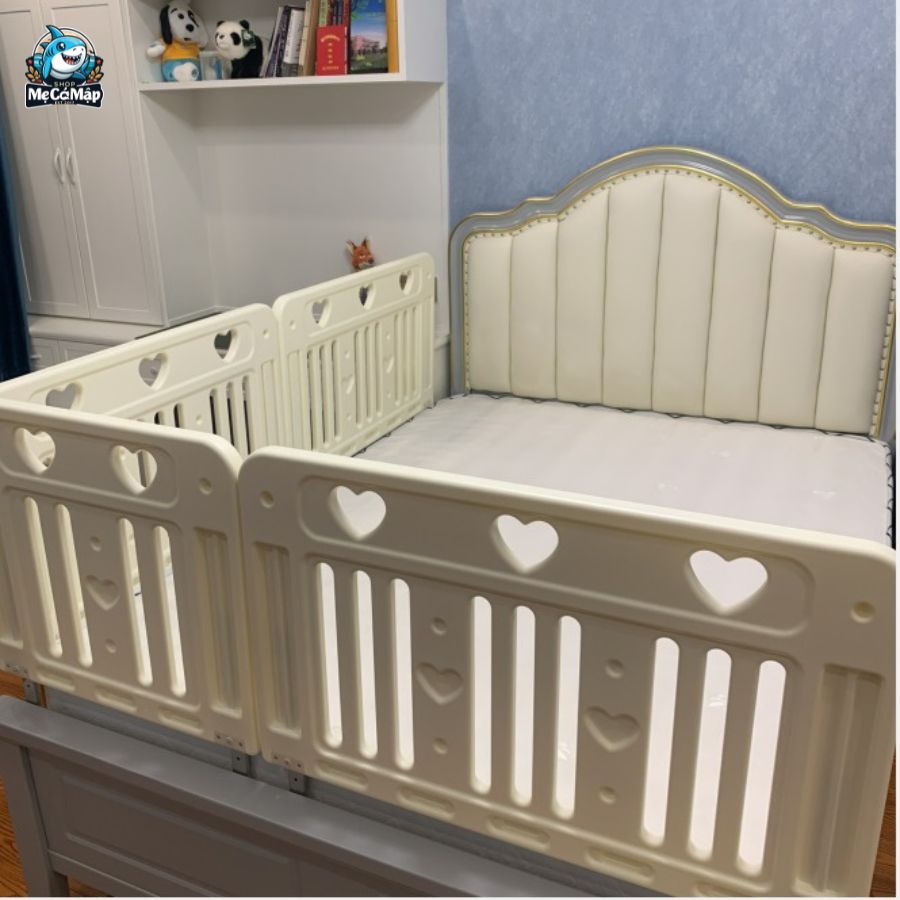 Chắn giường bằng nhựa có trọng lượng nhẹ và dễ tháo rời để di chuyển