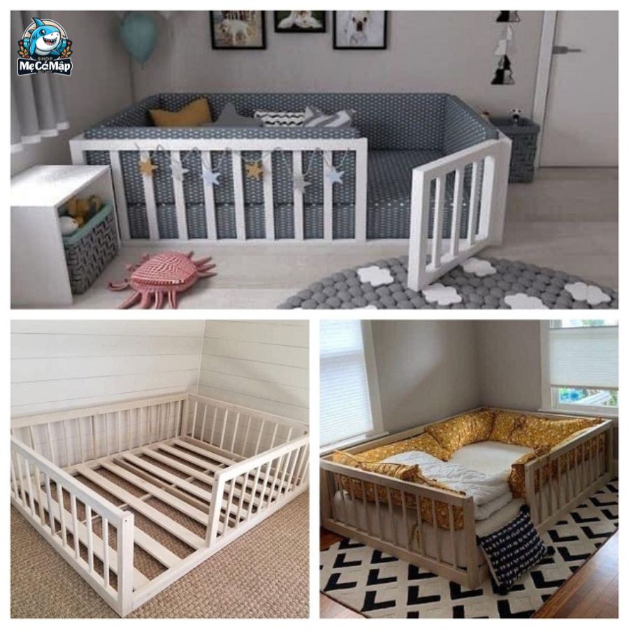 Thanh chắn giường là một loại phụ kiện giúp che chắn và ngăn chặn người trên giường bị ngã xuống sàn