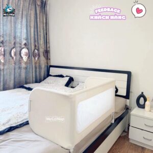 Thanh chắn giường đa năng cho bé Pakey KV-01S 58 Feedback của khách hàng nhà Shop Mẹ Cá Mập về sản phẩm thanh chắn giường đa năng Pakey