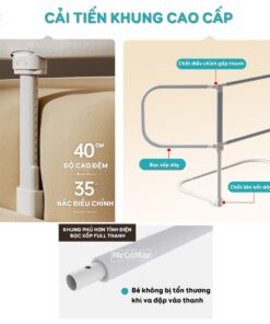 Thanh chắn giường đa năng cho bé Pakey KV-01S 45 thanh chan giuong da nang cho be Pakey 2
