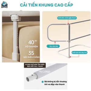 Thanh chắn giường đa năng cho bé Pakey KV-01S 45 thanh chan giuong da nang cho be Pakey 2