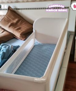 Thanh chắn giường đa năng cho bé Pakey KV-01S 61 Feedback của khách hàng nhà Shop Mẹ Cá Mập về sản phẩm thanh chắn giường đa năng Pakey