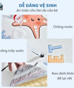 Xốp dán tường chống va đập cho bé 55 xop dan tuong 27