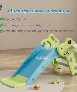 Cầu trượt cho bé khủng long KS01 29 Cau truot khung long KS01 5