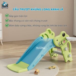 Cầu trượt cho bé khủng long KS01 29 Cau truot khung long KS01 5