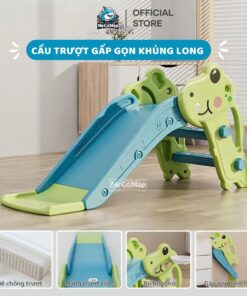 Cầu trượt cho bé khủng long KS01 22 Cau truot khung long KS01 9