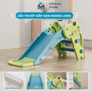 Cầu trượt cho bé khủng long KS01 22 Cau truot khung long KS01 9