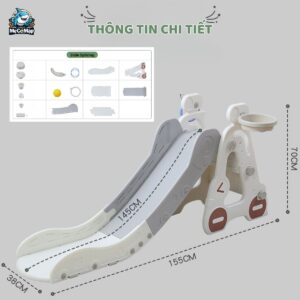 Cầu trượt cho bé ô tô KS03 36 Cau truot o to KS03 9