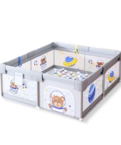 Quây cũi vải cho bé Pakey K1 màu ghi