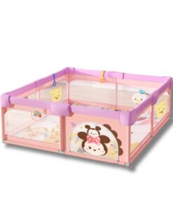 Quây cũi vải Pakey K1 màu hồng