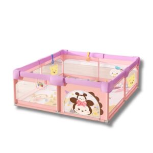 Quây cũi vải Pakey K1 màu hồng