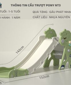 Cầu trượt cho bé Little Pony NT3