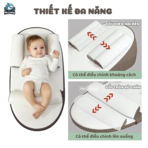 Gối chống trào ngược cho bé Lampa G01 28 goi chong trao nguoc G01 12