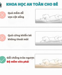 Gối chống trào ngược cho bé Lampa G01 30 goi chong trao nguoc G01 3