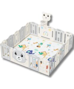 Quây cũi gấp gọn Pakey Gấu NC01