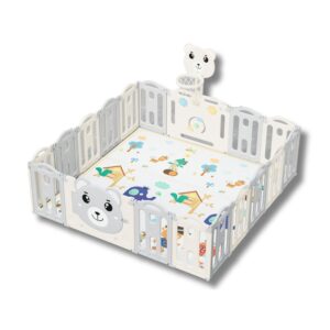 Quây cũi gấp gọn Pakey Gấu NC01