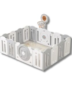 Quây cũi nhựa gấp gọn Funny Bear