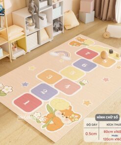 Thảm bali họa tiết chữ số