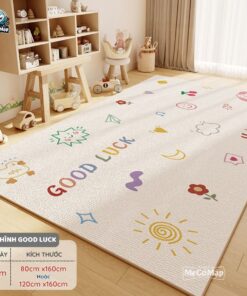 Thảm bali họa tiết chữ 