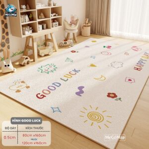 Thảm bali họa tiết chữ 