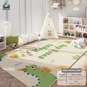 Thảm bali họa tiết khủng long