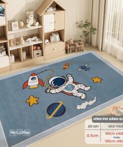 Thảm trải sàn Bali họa tiết phi hành gia