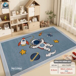 Thảm trải sàn Bali họa tiết phi hành gia